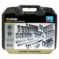 Cromo 0.5 in. Drive SAE & Metric Socket Set - 57 Piece CR3317248